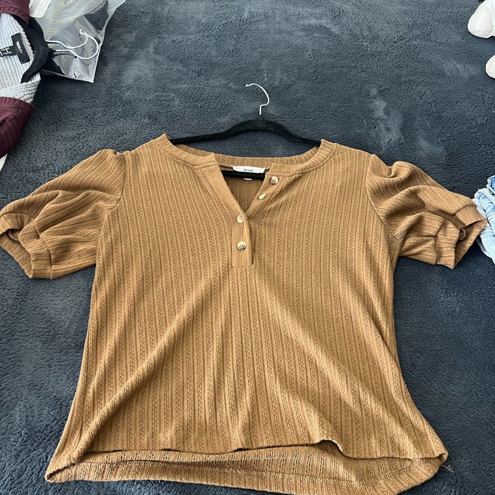 Brown shirt